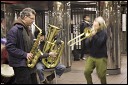 New Orleans Band, 34th Street Subway Station,  NYC, February 17, 2009.
