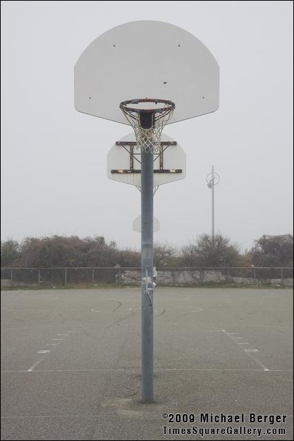 Basketball court, Riis Park, NY. 2008.