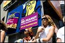 Planters Mr. Peanut sign in Times Square. 2006.