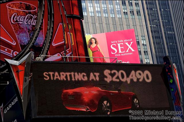 Times Square billboard and electric signs. 2006.