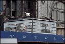 Dismantling Liberty Theatre marquee, south side of 42nd St. between 7th and 8th Ave.. 1997.
