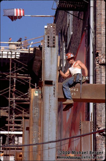 Iron Worker,  south side of 42nd St. between 7th Ave. and 8th Ave.. 1998.